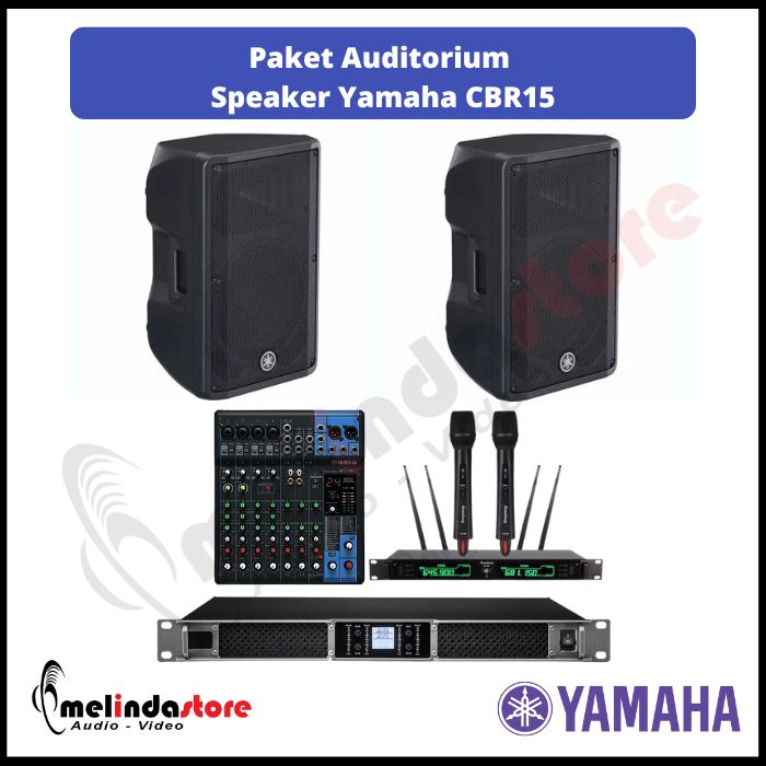 Paket Auditorium Speaker Pasif Yamaha CBR 15 | 2 Speaker